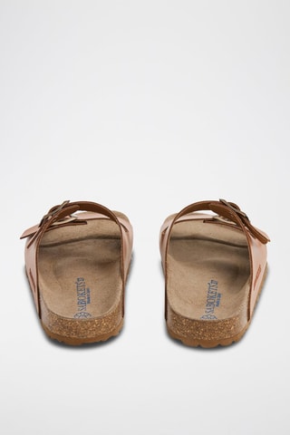 Mules en cuir - Marron