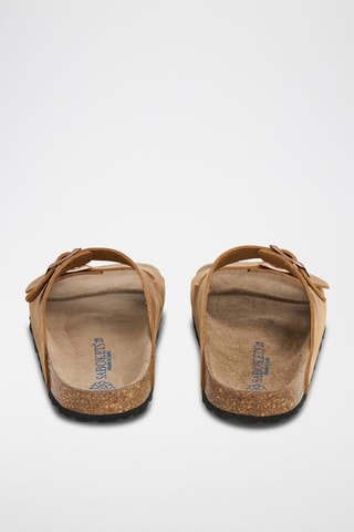 Mules en cuir - Marron