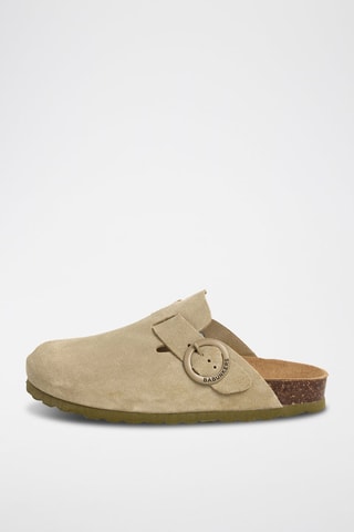 Sabots en nubuck - Beige