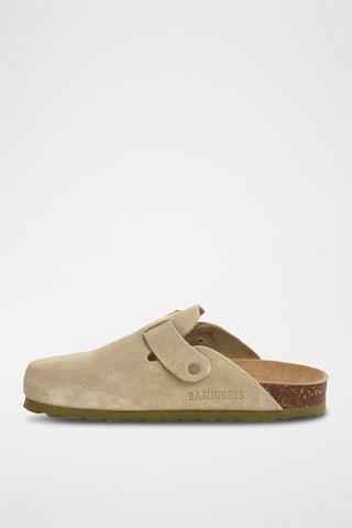 Sabots en nubuck - Beige