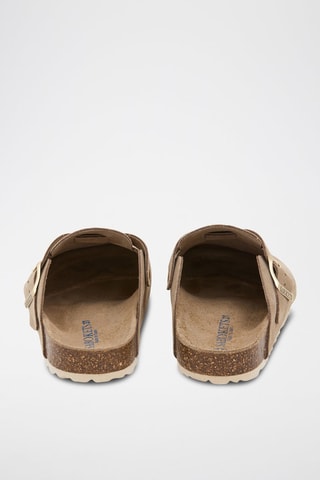 Mules en cuir - Marron