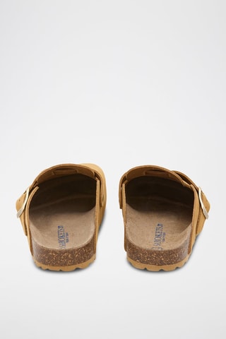 Mules en nubuck - Marron