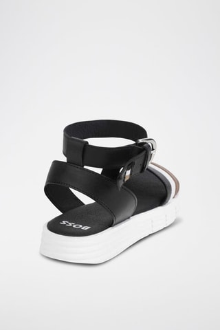 Leren Sandalen - Zwart - Boss