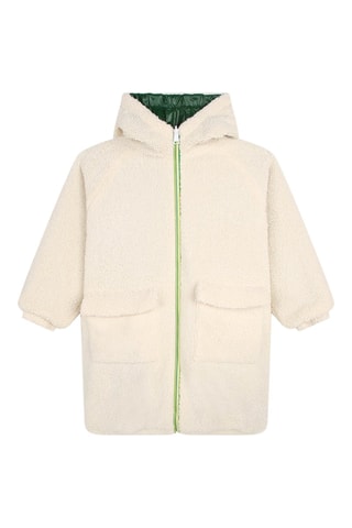 Dubbelzijdige Parka met Capuchon - Groen en Ecru - Karl Lagerfeld