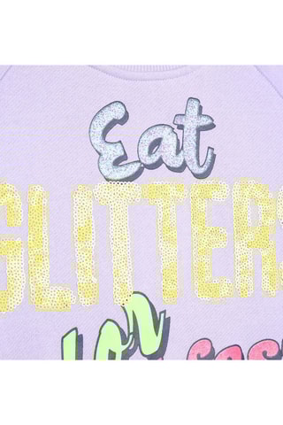 Jurk Trompe-l'oeil - Lichtpaars en roze