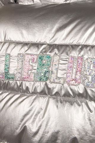 Gewatteerde Jas met Capuchon Zilverkleurig - Billieblush