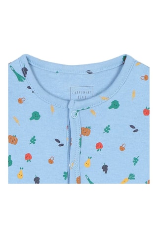 Biologisch Katoenen Pyjama - Hemelsblauw - Carrément Beau