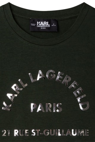 Biologisch Katoenen T-shirt Kaki – Karl Lagerfeld