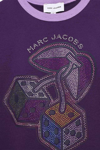 T-shirt van biologisch katoen- Paars - The Marc Jacobs