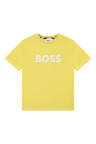 T-shirt - Geel - Boss