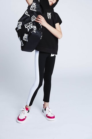 Mouwloze Sweater met Capuchon Zwart - DKNY