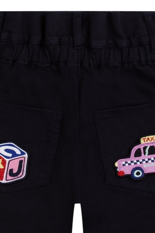 Short Hoge Taille Marineblauw