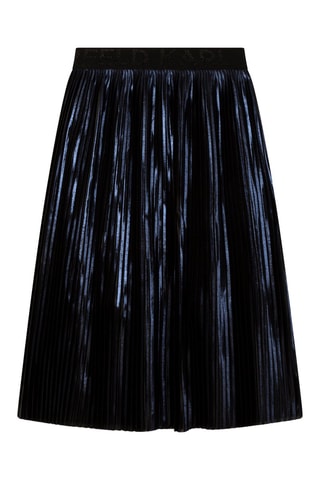 Plissérok Marineblauw - Karl Lagerfeld