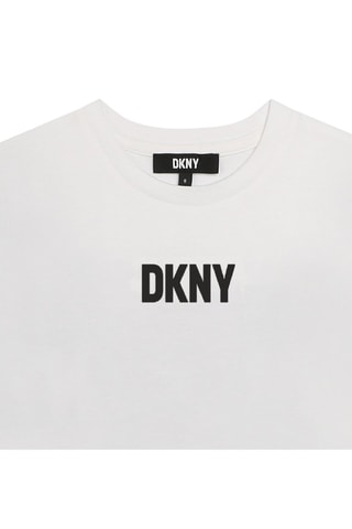 Biologisch Katoenen T-shirt - Wit - DKNY