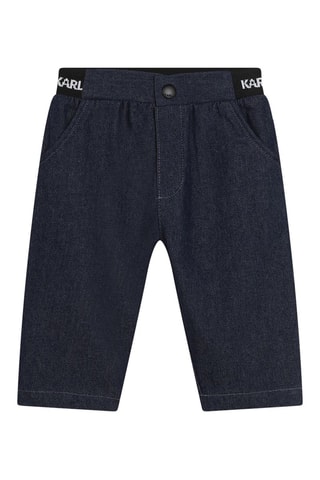 Overhemd en Jeans - Wit en Blauw