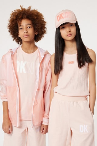 Biologisch Katoenen T-shirt - Roze - DKNY