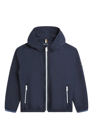 Windjack met Capuchon - Marineblauw - Boss