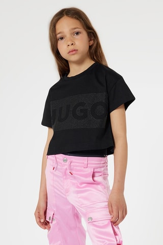 T-shirt - Zwart - Boss