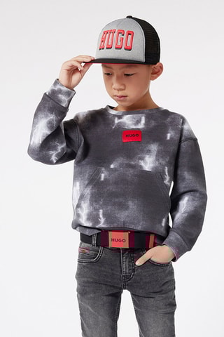 Sweater - Zwart en Grijs - Boss