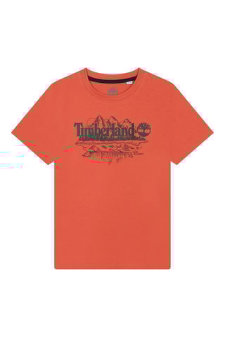 Biologisch Katoenen T-shirt - Koraalrood