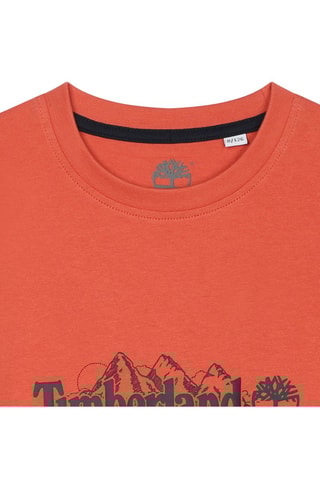 Biologisch Katoenen T-shirt - Koraalrood