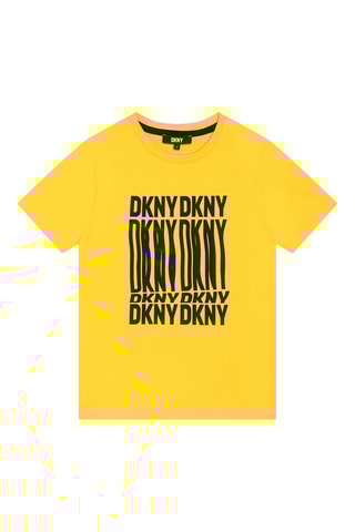 Biologisch Katoenen T-shirt - Geel - DKNY
