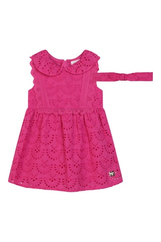 Jurk en haarband - Roze