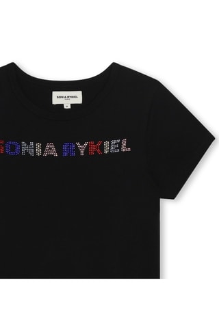 Biologisch Katoenen T-shirt - Zwart - Sonia Rykiel