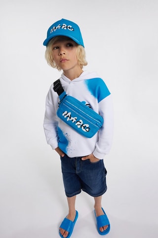 Biologisch Katoenen Sweater met Capuchon - Wit - Marc Jacobs