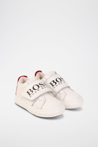 Leren Gympen - Wit - Boss