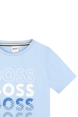 T-shirt - Blauw - Boss
