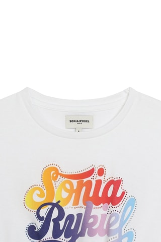 Biologisch Katoenen T-shirt - Wit - Sonia Rykiel
