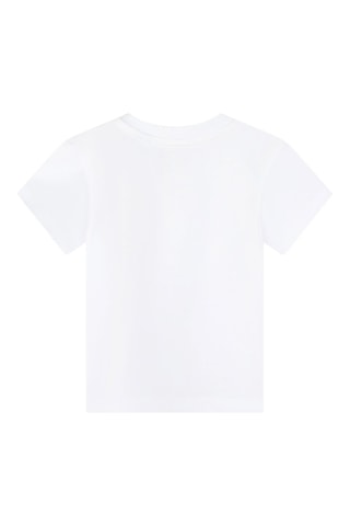 T-shirt en Short Tie and Dye - Wit en Kobaltblauw