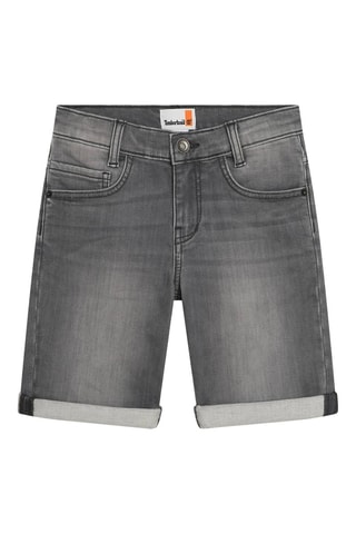 Spijkerbermuda - Grijs