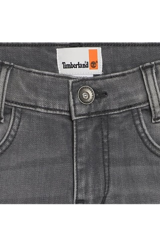 Spijkerbermuda - Grijs