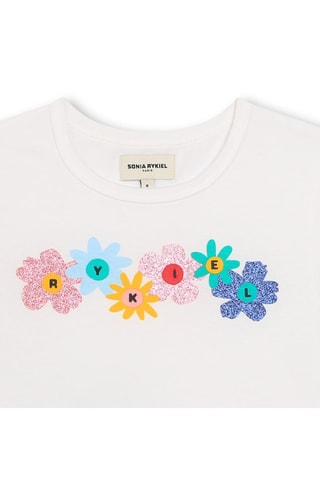 Biologisch Katoenen T-shirt - Wit - Sonia Rykiel