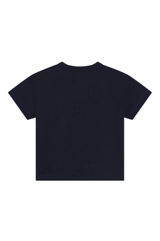 Biologisch Katoenen T-shirt en Short - Marineblauw en Wit