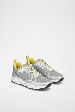 Sneakers - Grijs en Geel - Boss