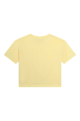 Biologisch Katoenen T-shirt - Geel - DKNY