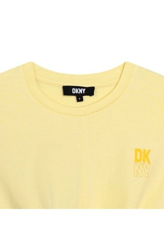 Biologisch Katoenen T-shirt - Geel - DKNY