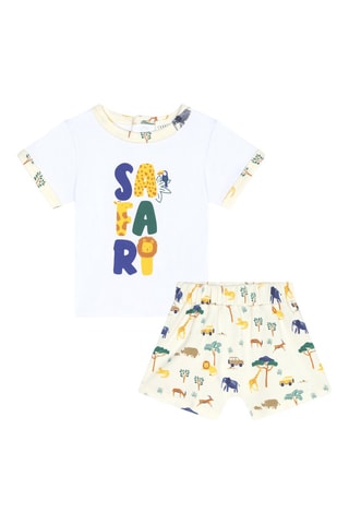 T-shirt en Short - Wit