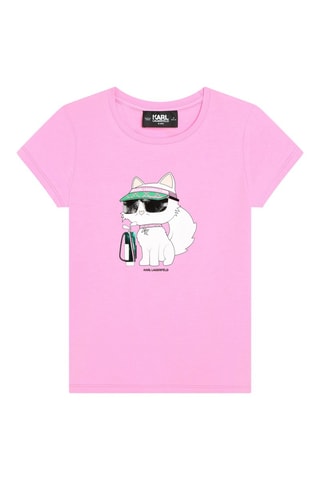 T-shirt en coton biologique - Rose