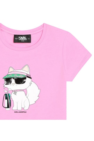 T-shirt en coton biologique - Rose