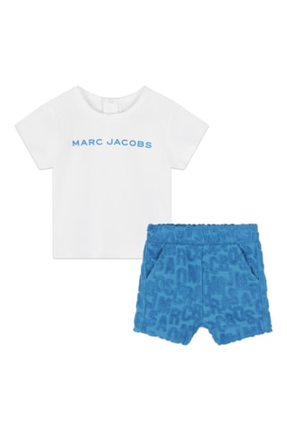 T-shirt en Short - Wit en Blauw - Marc Jacobs