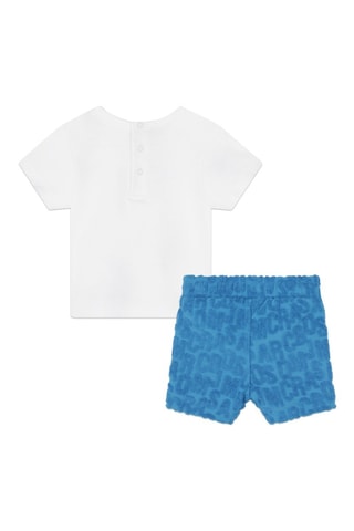 T-shirt en Short - Wit en Blauw - Marc Jacobs