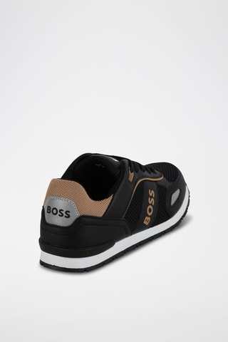 Leren Sneakers Zwart - Boss