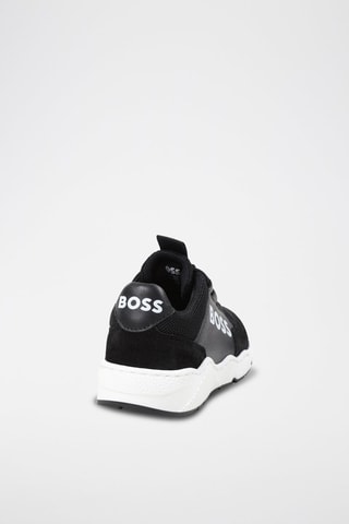 Leren Sneakers Zwart - Boss
