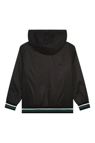 Dubbelzijdig jack met capuchon - Groen en Zwart - DKNY