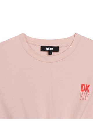 Biologisch Katoenen T-shirt - Roze - DKNY