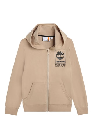 Biologisch Katoenen Sweater met Capuchon - Camel